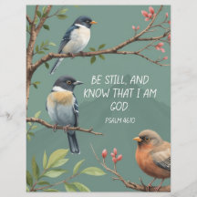 Salmo 46:10 Biblia cristiana Verse Image