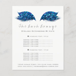 Flyer Salón de belleza del artista de maquillaje Navío a