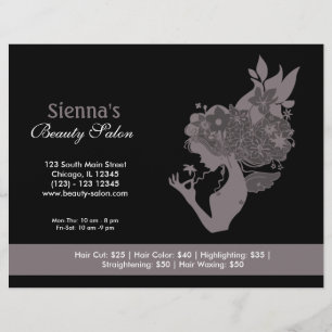 Flyer Salón de belleza (Lavender Rubor)