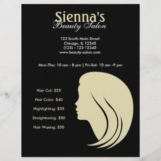 Flyer Salón de belleza (Lemon Chiffon)