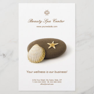 Flyer Salón De Belleza Talasoterapia