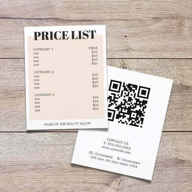 Flyer Salón de código QR negrita en negrita para el Past (Subido por el creador)