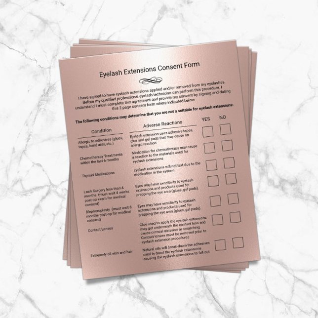 Flyer Salón de extensión de Eyelash de exención de respo (Subido por el creador)