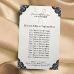 Flyer Salón De Pelo De Estilo Elegante Vintage Black Lac<br><div class="desc">Volantes De Salón De Pelo De Estilo Negro Vintage.</div>