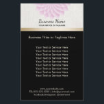 Flyer Salón de Yoga SPA Lotus Floral Elegante banda de o<br><div class="desc">Salon de Yoga SPA Lotus Floral Elegante Brochures De Banda De Oro.</div>