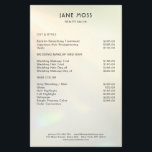 Flyer Salón Glow Moderno<br><div class="desc">Volante moderno de Salón Glow. Perfecto para peluquería,  maquillaje,  artistas de uñas y azotes y más. Edite el texto en minutos.</div>