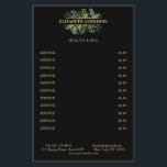 Flyer Salon Modern Botanik Schwarz Grün Schwarz<br><div class="desc">Elegante,  moderno,  Botanik,  Schwarz,  Grün Flyer. Editiere dein Produkt en wenigen Minuten indem Du deinen Namen,  Service und Preise eingibst. Über "weiteres personalisieren" kannst Du die Schriftart,  Farbe und Position individuell wählen.Flyer.</div>