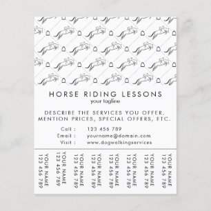 Flyer Saltando Caballo Caballo Entrenador de caballo