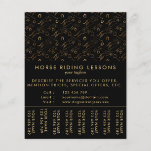 Flyer Saltando Caballo Caballo Entrenador de caballo