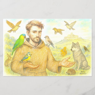 Flyer San Francisco - el sermón a los pájaros y animales