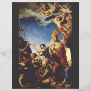 Flyer San Jenaro, Obispo de Benevento - Arte fino