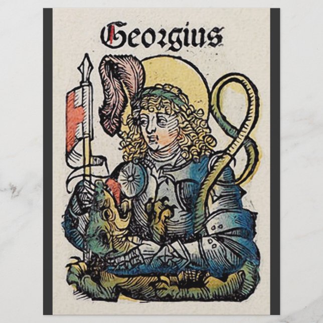 Flyer San Jorge y el Dragón Gran Mártir (Frente)