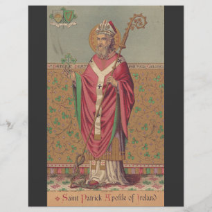 Flyer San Patricio de Irlanda Arte Céltico Sagrado