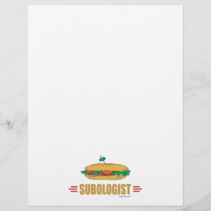Flyer Sándwich de submarinos divertidos
