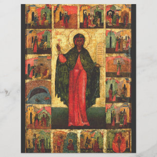 Flyer Santa Anastasia la Libertadora Arte Bizantino
