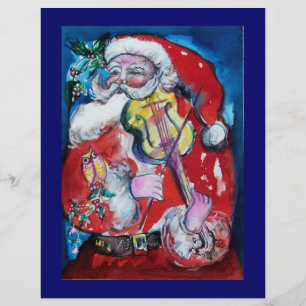 FLYER SANTA CLAUS CON VIOLÍN