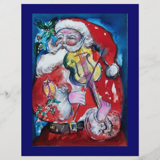 FLYER SANTA CLAUS CON VIOLÍN (Frente)