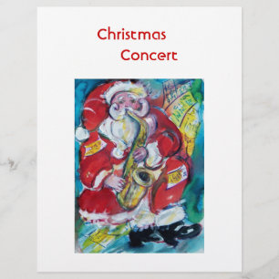 FLYER SANTA Y SAX