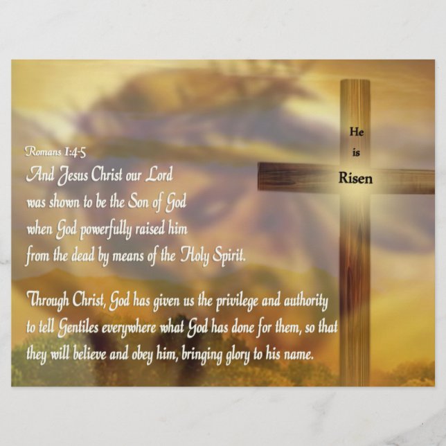 Flyer Se Levanta - Verso Religioso De La Biblia De Pascu (Frente)