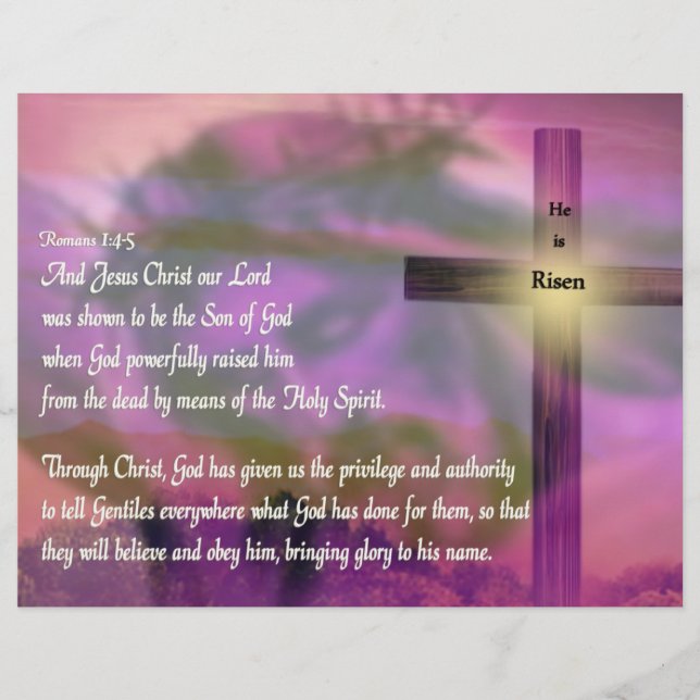 Flyer Se Levanta - Verso religioso de la Biblia de Pascu (Frente)