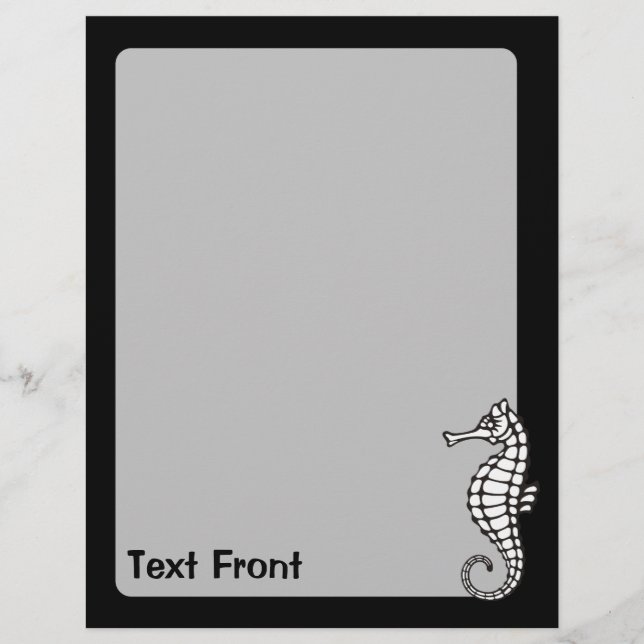 Flyer Seahorse White (Frente)