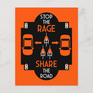 Flyer Seguridad vial en bicicleta