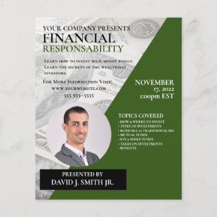 Flyer Seminario sobre inversiones