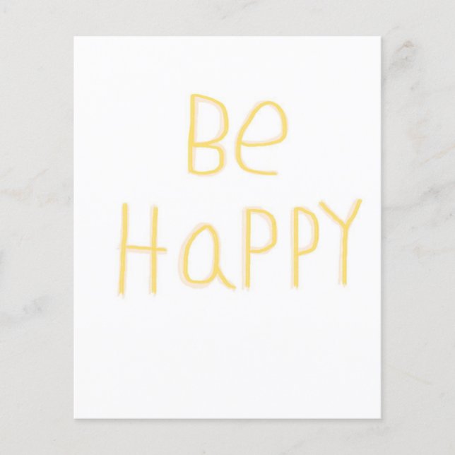 Flyer ser feliz (Frente)