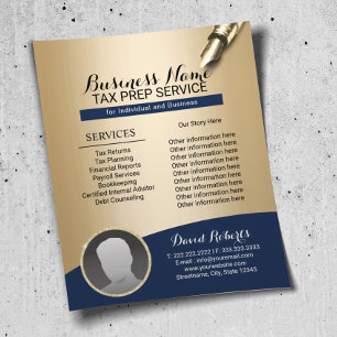 Flyer Servicio de Asesoramiento de Preparación de Impues