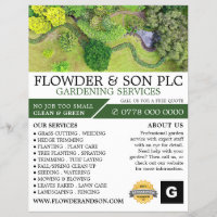 Servicio de jardinería paisajística, horticultor