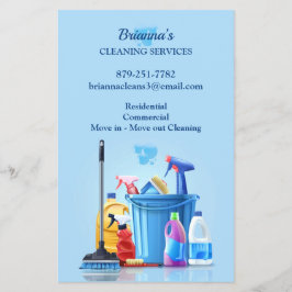 Flyer Servicio de limpieza