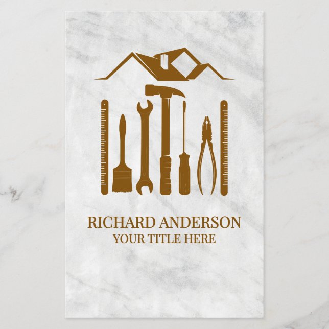 Flyer Servicio Moderno de Reparación de Automóviles de M (Frente)