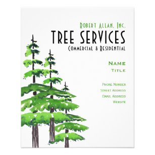 Flyer Servicios de árbol