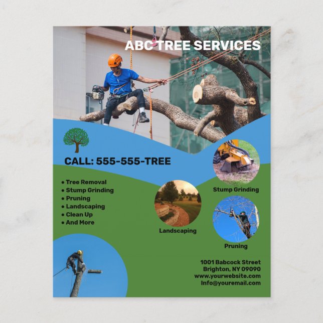 Flyer Servicios de árbol (Frente)