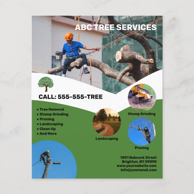 Flyer Servicios de árbol (Frente)
