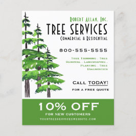 Flyer Servicios de árbol profesional