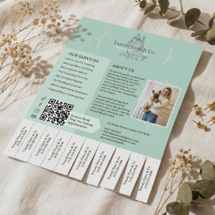 Flyer Servicios de Cuidado de Perros y Gatos Grooming pa