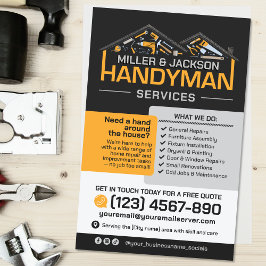 Flyer Servicios de Handyman - Reparación y mantenimiento
