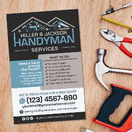 Flyer Servicios de Handyman - Reparación y mantenimiento