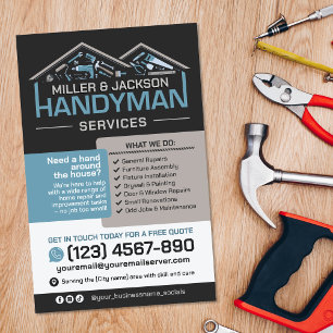 Flyer Servicios de Handyman - Reparación y mantenimiento