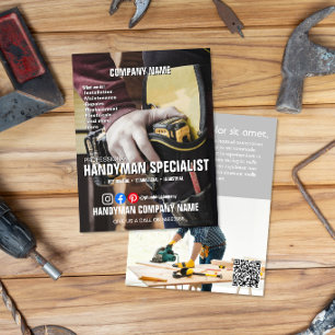 Flyer Servicios de hombre de mantenimiento carpintero eb