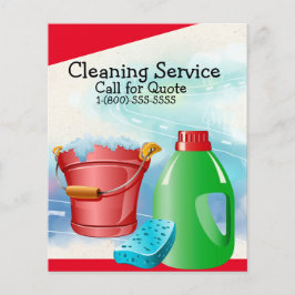 Flyer Servicios de limpieza