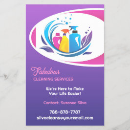 Flyer Servicios de limpieza