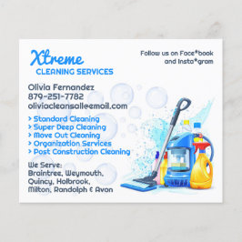 Flyer Servicios de limpieza