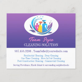 Flyer Servicios de limpieza