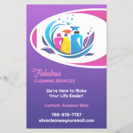 Flyer Servicios de limpieza