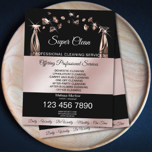 Flyer Servicios de limpieza de casas