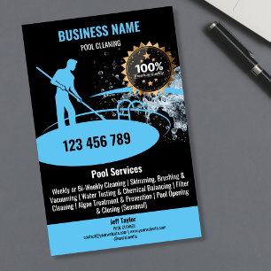 Flyer Servicios de limpieza de piscinas Mantenimiento y