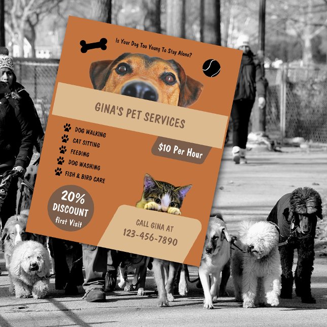 Flyer Servicios de mascota (Subido por el creador)