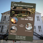 Flyer Servicios de restauración del hogar<br><div class="desc">Presentamos nuestro folleto de negocios de Servicios de Restauración del Hogar Este folleto es una herramienta poderosa para conectar con los propietarios que necesitan servicios de reparación y renovación expertos. Este llamativo volante destaca servicios esenciales como la restauración del agua, los incendios y los daños del viento, asegurando a los...</div>